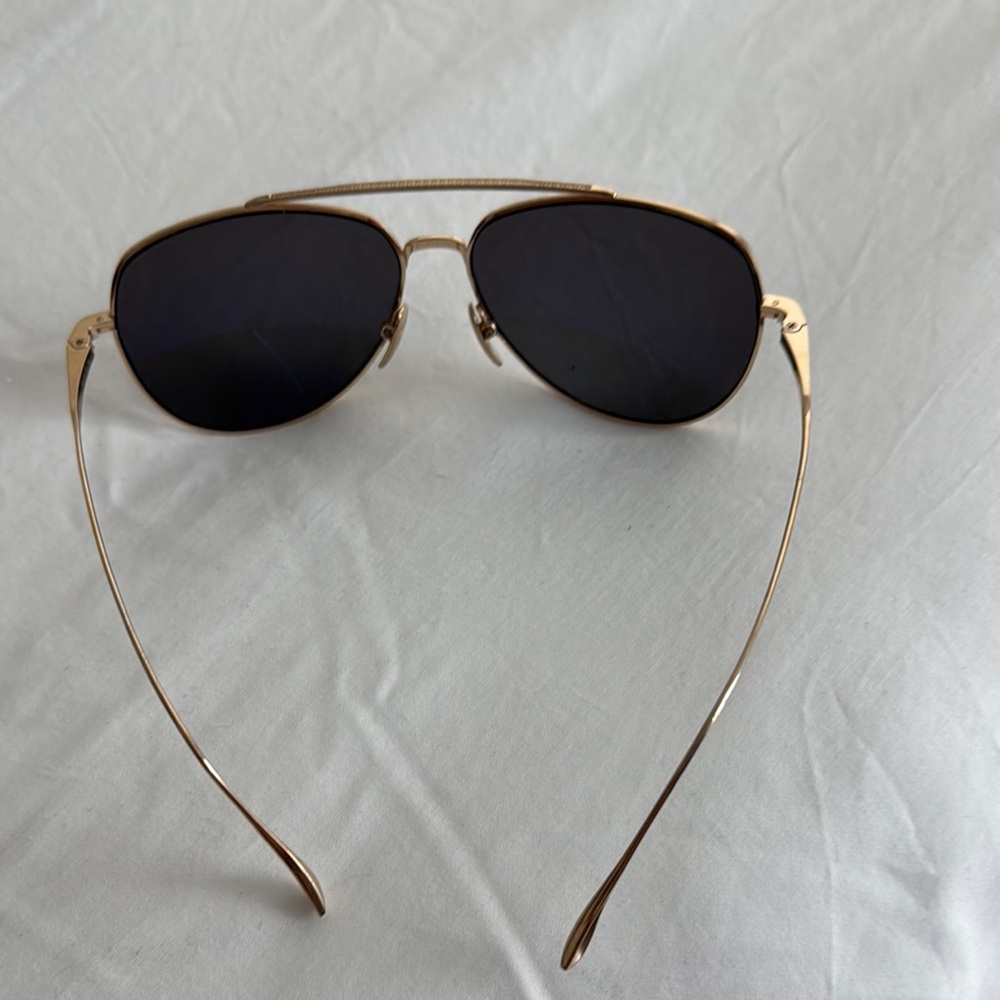 DITA Gold and Black Aviator Sunglasses, Flight 004 - Picture 3 of 7